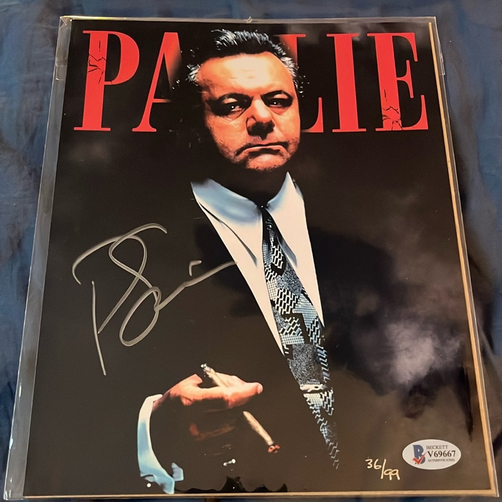 Paul Sorvino "Goodfellas" Autograph 8x10 Limited COA